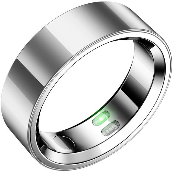 Anillo Inteligente RQZ Talla 6 Plata – Rastreador de Fitness