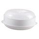 thumbnail image 5 of Vaporizador De Alimentos Redondo Para Microondas Vaporizador Sin BPA Blanco S 1 Nivel, 5 of 5