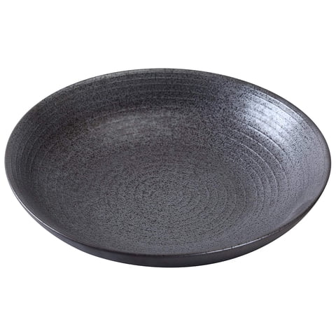 Cuenco Para Ensaladas/Pasta Yanco Db-609 9 De Cerámica Esmaltada Negra Mate