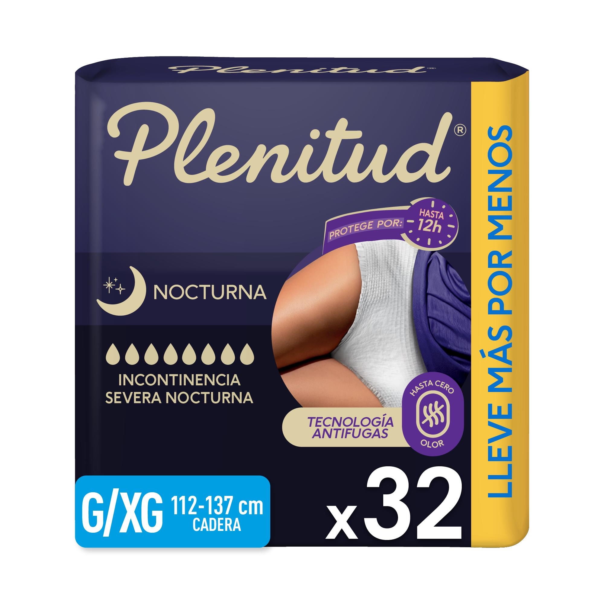 Ropa Interior Desechable Nocturna Plenitud G/xg