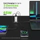 thumbnail image 2 of Cargador GearIt de 65 W, 3 puertos, USB C, plegable, PD, 2 of 9