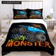 thumbnail image 1 of x1167 Bed SheetsCartoon Monster Truck All Season Duvet Cover Comforter Bedding sets Soft Quilt Cover and Pillowcases /Double 3-Piece Bedding Set (1 Duvet Cover + 2 Pillow Shams) nj1167, 1 of 5