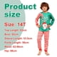 thumbnail image 4 of Pijamas navideños de moda familiar, camisetas y pantalones de manga larga para papá, mamá y niños, conjunto de pijamas a juego con estampado de alce y nieve., 4 of 5