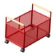 thumbnail image 2 of Caja De Almacenamiento Debajo Del Escritorio, Estantería De Juguete Con Asa, Carrito Organizador De Archivos Con Ruedas, 25 Cm X 38 Cm X 30 Cm, 2 of 5