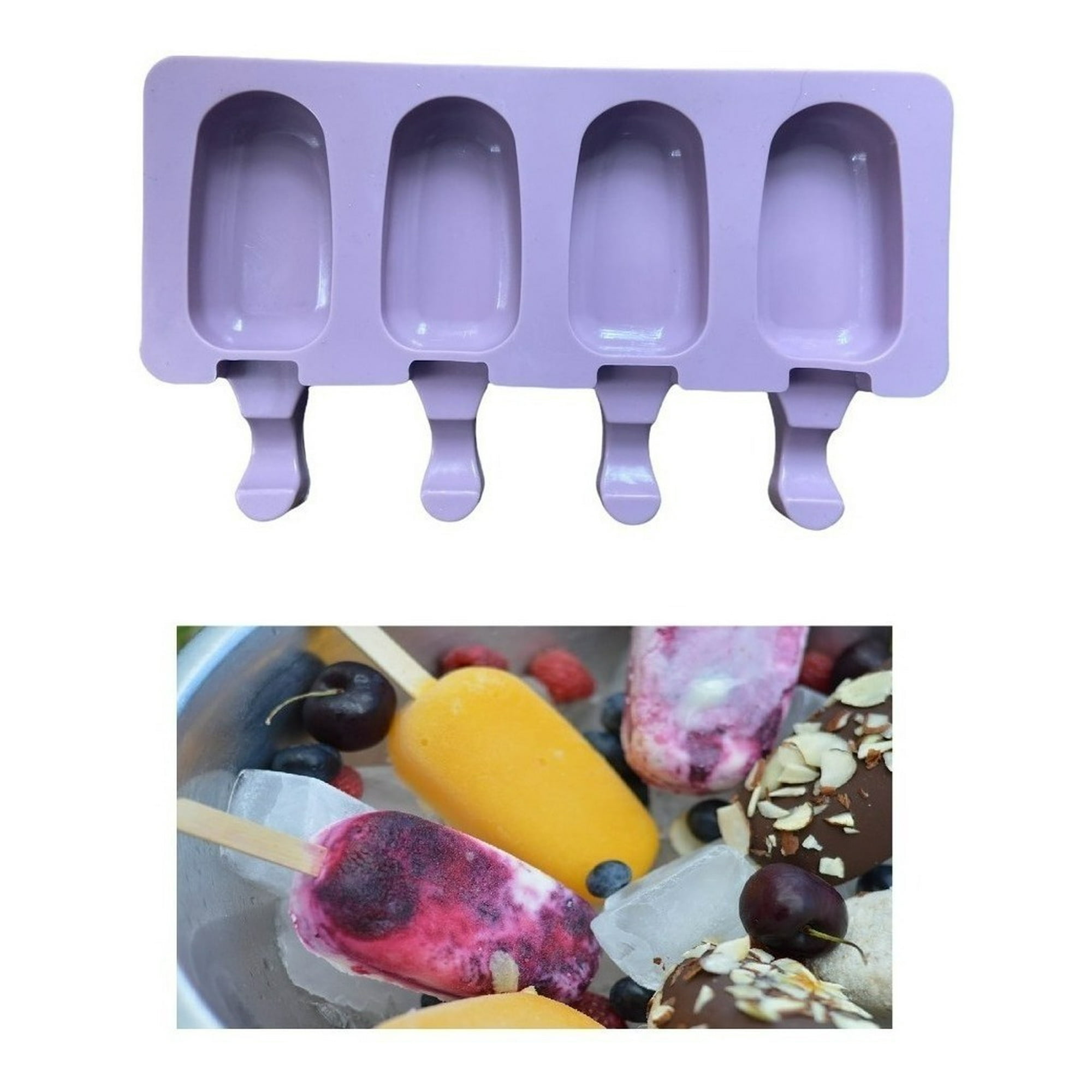 Genérico - Moldes De Silicona Para Helados Molde Paletas Helado Paleta