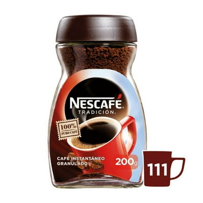 Café Instantáneo Tradición Granulado Vidrio 170 Gr Nescafé