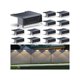 thumbnail image 1 of Luces solares para cerca LIANGLOME, 3 modos, IP65, impermeables, paquete de 12, 1 of 6