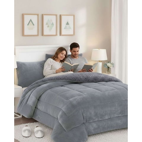 Imac Hogar - Plumón Cubrecama Chiporro Plaza Y Media Extra Cálido Invierno Premium