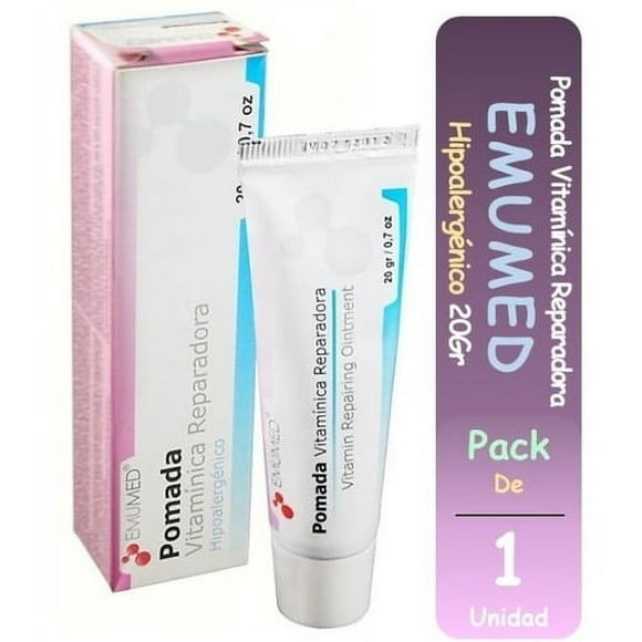Emumed Pomada Vitamínica Reparadora 20 Gr Envase Pote