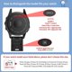 thumbnail image 3 of Correa de reloj NotoCity compatible con Fenix 5, 22 mm, silicona, color negro, 3 of 8