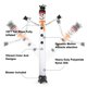 thumbnail image 3 of Bailarín inflable MOUNTO de 3 m – Muñeco de nieve con soplador, 3 of 7