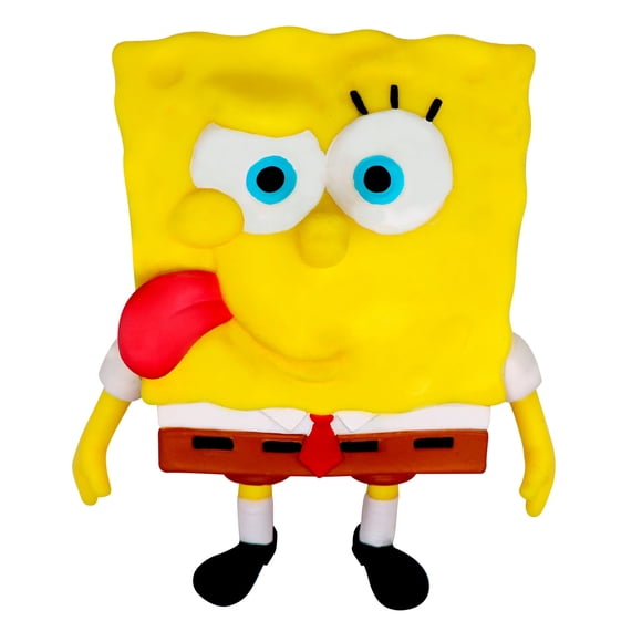 Figura Stretch Goma 11 A 15 Cm - Bob Esponja Lengua Afuera