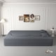 thumbnail image 3 of Modern Floor Sofa with 2 Pillows,Convertible Teddy Fabric Foam-Filled Sleeper Sofa Bed,15" Full Size Folding Mattress for Living Room,Guest Bed,Playroom,no assembly required,Grey(Old Sku W1885P230385, 3 of 3