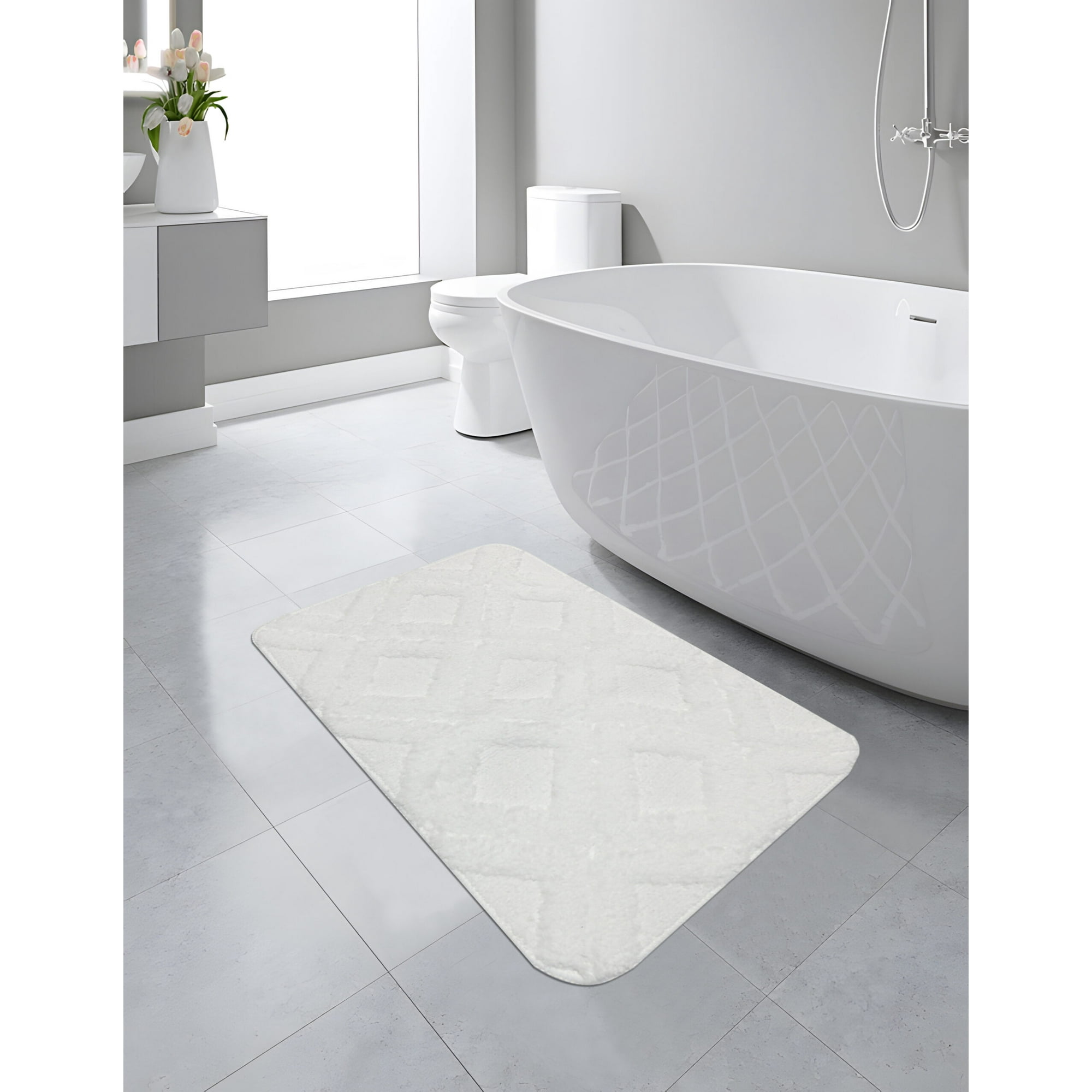 Zahr - Alfombra De Baño Diseños Antidelizante Colores