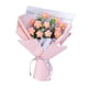 thumbnail image 4 of Ramo De Flores De Ganchillo Flores De Imitación Para El Día De San Valentín Aniversario Boda Rosa, 4 of 6