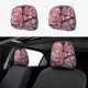 thumbnail image 1 of Flor de Cerezo Funda Protectora Universal para Reposacabezas de Coche, Funda Elástica para Reposacabezas de Asiento de Auto, Funda de Tela Antipolvo, Accesorios de Interior 2 Piezas, 1 of 6
