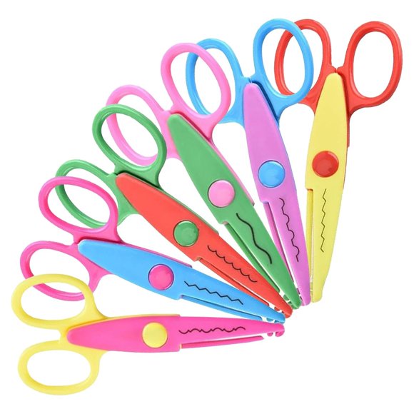 Tijeras Gorofit 13 cm Paquete de 6 Borde Decorativo para Manualidades