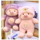 thumbnail image 3 of Juguete Peluche Chanchito Cerdito Disfraz Oso Rosa 25cm, 3 of 4