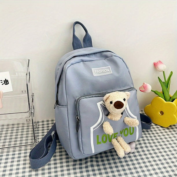 Cute Cartoon Bear Backpack, Casual Travel Backpack, School Bag