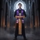 thumbnail image 1 of Disfraz Cosplay Cura Monje Morado Religioso, 1 of 12
