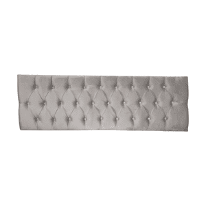 Importclick - Respaldo Elegante Super King Capitone 200X60 Cm Gris Claro Lino