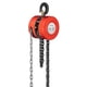 thumbnail image 1 of Elevador manual de cadena SPECSTAR de 1 tonelada, 1000 kg, 10 pies con 2 ganchos, rojo, 1 of 7