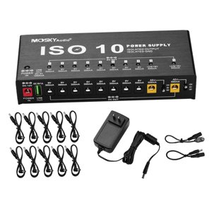 Bothyi - Potencia Del Pedal De Guitarra 9V 12V 18V 300Ma 500Ma Profesional 10 Salida Cc Aislada
