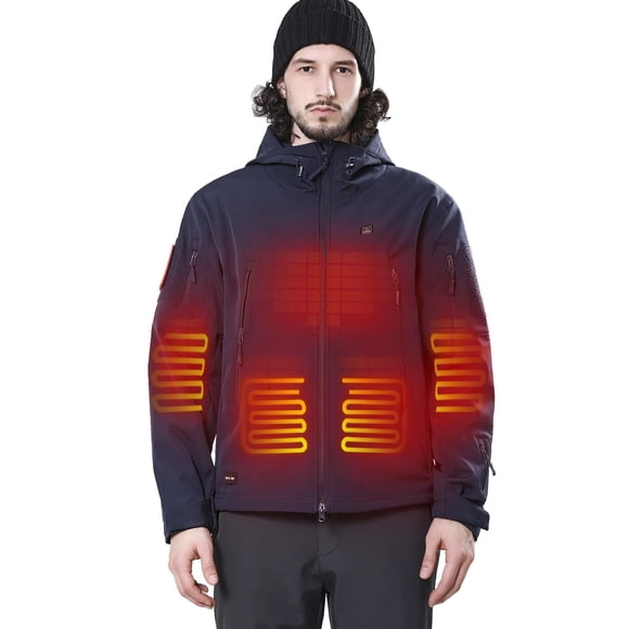 Chaqueta térmica DEWBU 3XL 12V Azul oscuro