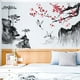 thumbnail image 2 of 1pc, Chinese Crane Wall Sticker - Elegant Room Decor for Home and Scene Decoration, 2 of 3