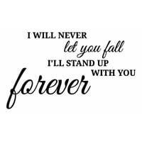 Rienda Libre Graphics - Decomural Never Let You Fall Inspirational Ws-34052