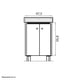 thumbnail image 2 of Mueble con Lavarropas de 15 Litros Blanco, 2 of 4