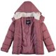 thumbnail image 4 of Chaqueta acolchada Reebok Heavyweight con capucha con ribete de piel sintética para mujer, 4 of 7