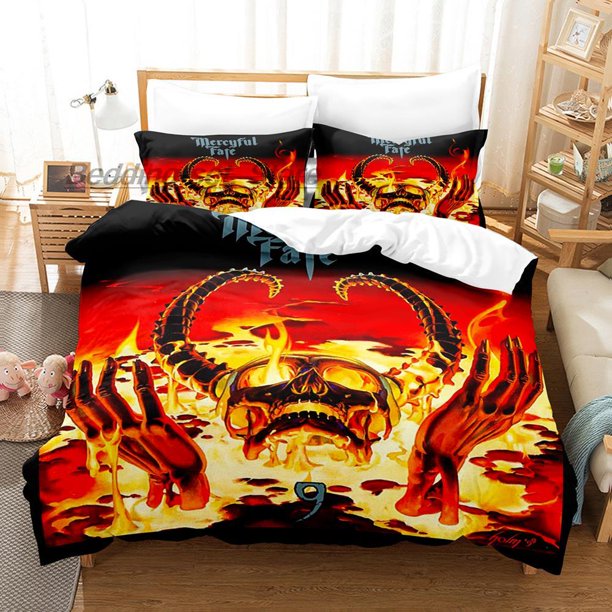 Mercyful Fate Bedding Set Bed Set Aldult Kid Bedroom Duvetcover Sets bed sheet set