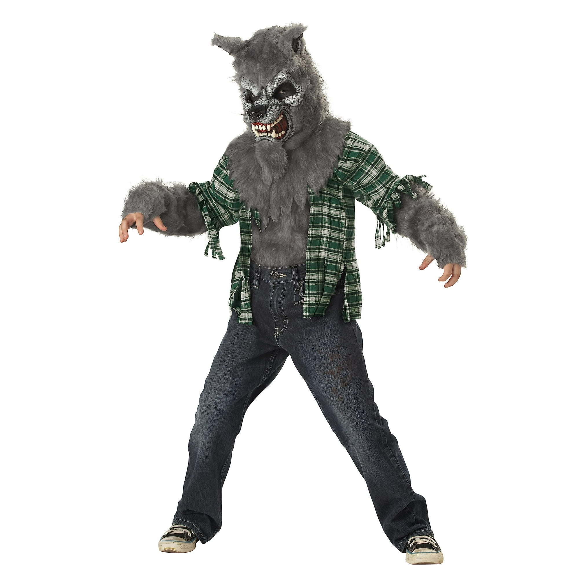 California Costumes Collections - Disfraz De California Disfraces De Hombre Lobo Para Niños, Talla L