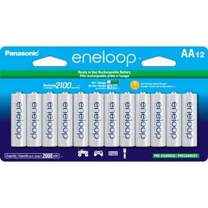 Baterías Recargables Eneloop Panasonic Bk-3Mcca12Fa Aa