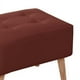thumbnail image 2 of Pouf Niza Pu Chocolate, 2 of 3