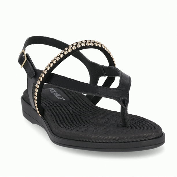 Sandalia Mujer Negro Adla 158 Piccadilly