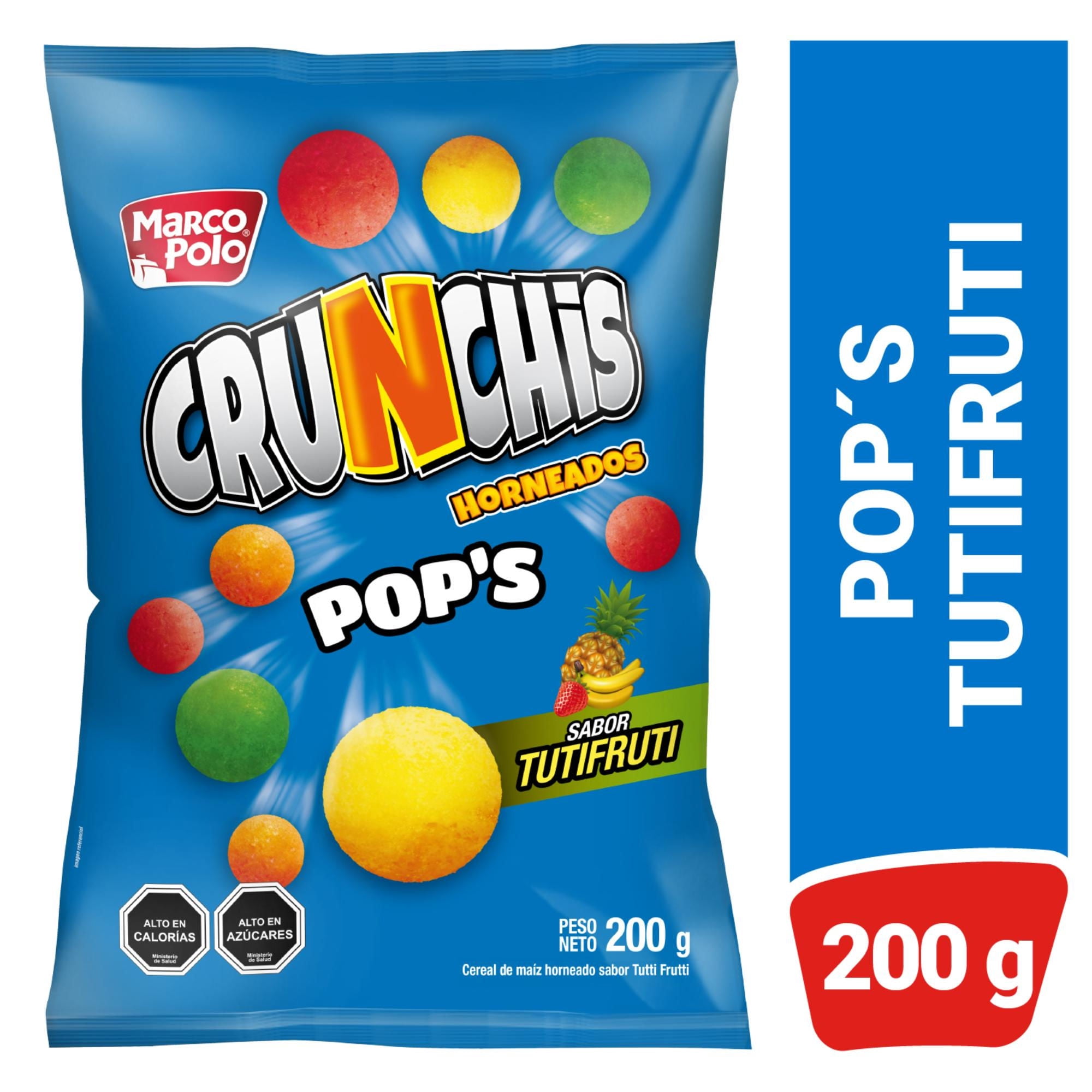 Suflés Crunchis Pop Tuttifrutti 200 g Marco Polo