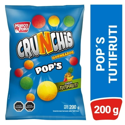 Suflés Crunchis Pop Tuttifrutti 200 G Marco Polo