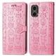 thumbnail image 4 of Funda Cartera FOXDOCK para Motorola Moto G45 , Flip PU con Relieve de Gatos y Perros, Tarjetero y Soporte, 4 of 6