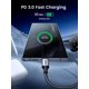 thumbnail image 3 of Cable USB C a USB C UGREEN, 6 pies, 60 W, paquete de 2 unidades, nailon trenzado, 3 of 7