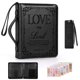 thumbnail image 1 of Funda para Biblia IYGHV de cuero PU 26 × 21 × 6 cm negra, 1 of 6
