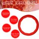 thumbnail image 4 of Antena Pie Crust Shield de silicona ajustable de 20 a 29 cm, color rojo, 2 unidades, 4 of 7