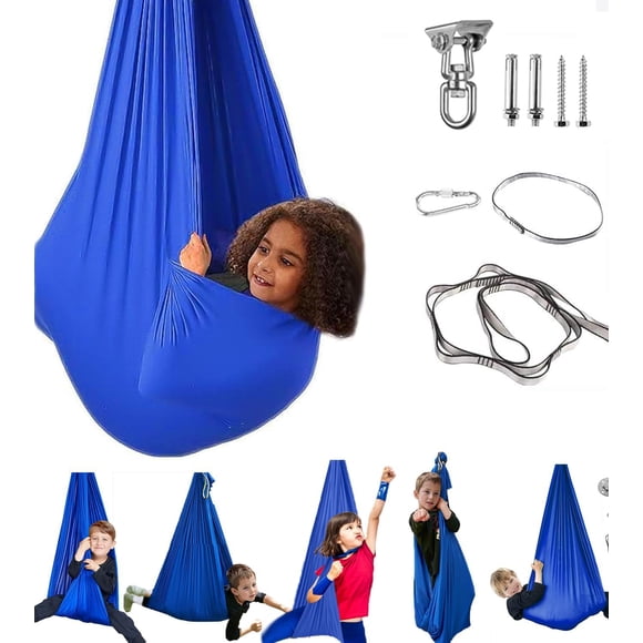 Therapy Swing Para Niños Con Necesidades Especiales 100 Kg Color Azul