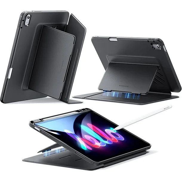 Carcasa Funda Esr Para Ipad A16, 11th / 10th Gen 2025/2022 Flip Hybrid Negro