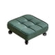 thumbnail image 4 of Taburete Con Ruedas Cuadrado De Baja Altura Asiento De Cuero Pu Robusto Altura Práctica 12 Cm Verde, 4 of 5