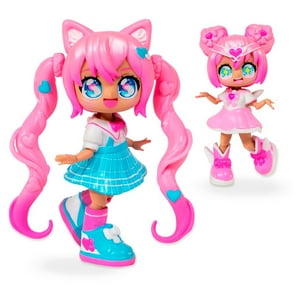Headstart International - Muñeca Animakii Kawaii – Set Magical Girl + School Girl