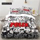 thumbnail image 1 of Kawaii Cute F-Felix CatBedding Set Boys Girls Duvet Cover Pillowcase Bed Adult Bedroom, 1 of 5