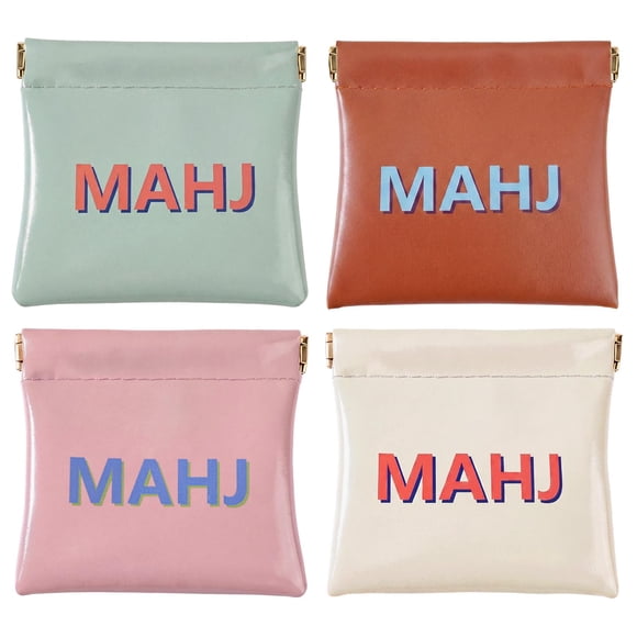 Bolsitas Para Dados De Mahjong De Pu Impermeable