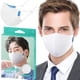 thumbnail image 1 of Mascarilla facial de tela Dr. Sayzer, reutilizable, 3 capas, lavable, blanca, 1 of 9
